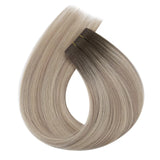 butterfly weft invisible weft hair extensions balaayge hair