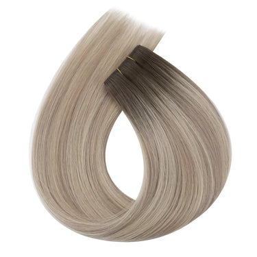 butterfly weft invisible weft hair extensions balaayge hair