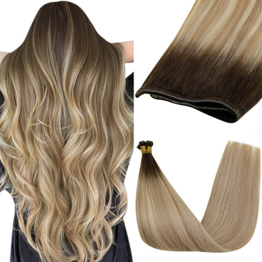 genius weft virgin hair straight darkest brown