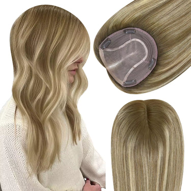 virgin hair topper hair piece for women