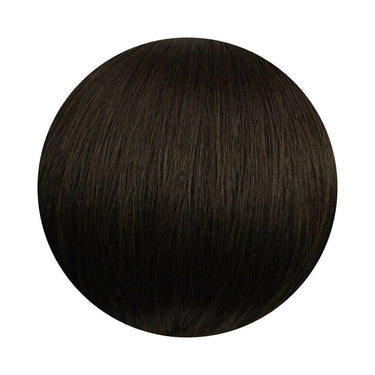 virgin hair invisible hole pu weft darkest brown