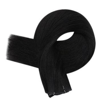 virgin hybrid weft hair extensions