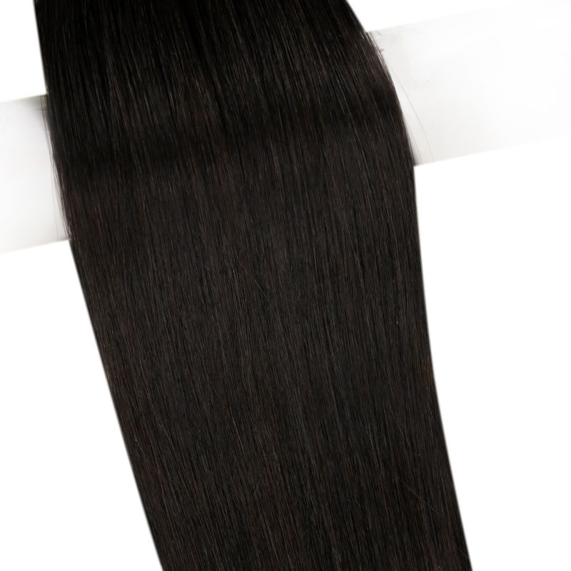 k tip hair extensions black