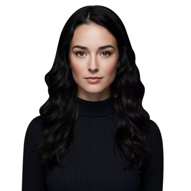 black invisible hole pu weft