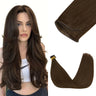 virgin genius weft dark brown hair extensions