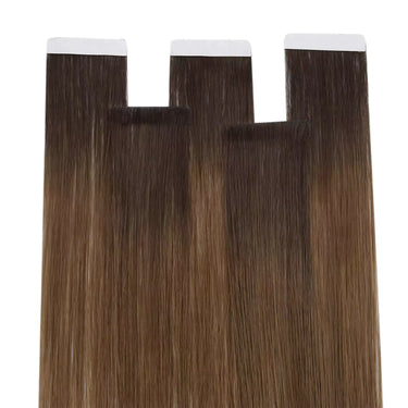 virgin jinjected tape in extensions Ombre Brown R3T8