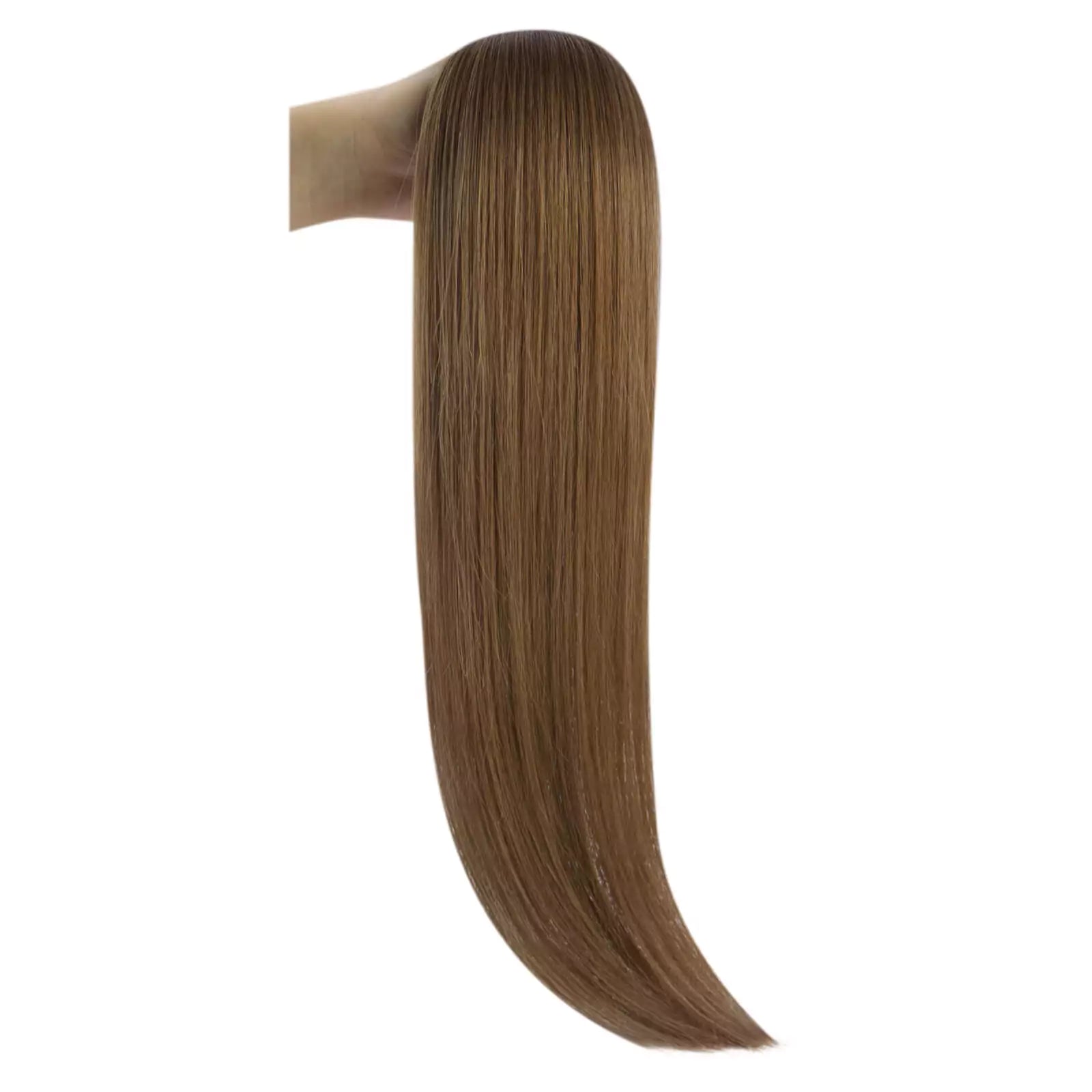 virgin injection tape in extensions Ombre Dark Brown R3T8