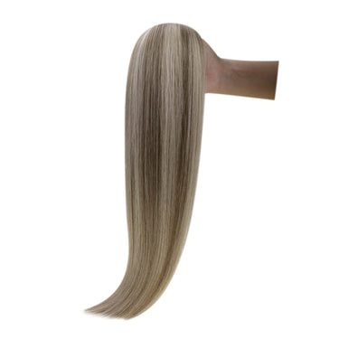 virign human hair tape in hair