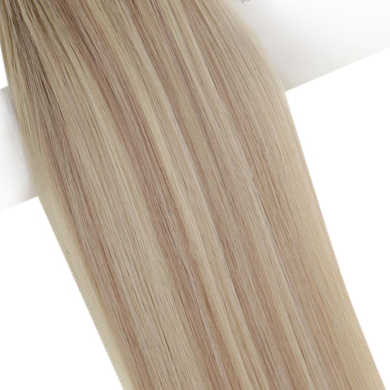 [ Virgin Hair] K Tip Hair Extensions Human Hair Highlight Ash Blonde #P18/613 LaaVoo
