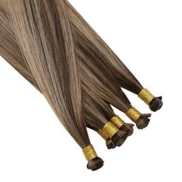 Perfectly Blended Hand Tied Weft Hair Extensions