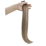 easy to apply hand tied hair weft