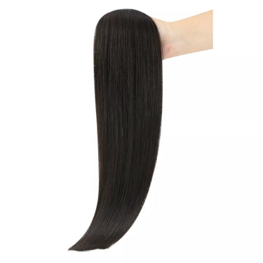 off black hybrid weft hair extensions