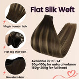flat weft hair sew in weft hair extensions