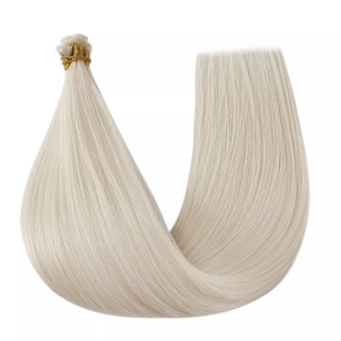 virgin hybrid weft extensions blonde hair weft extensions