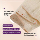 pu hole weft seamless weft hair extensions