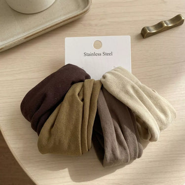4pcs set wide hair tie