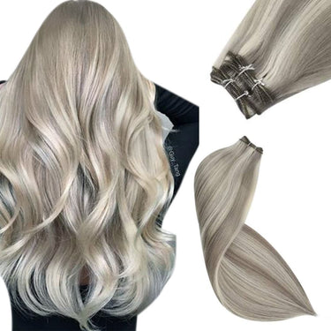 invisible weft hair extensions