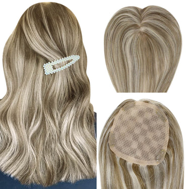 women hair topper remy hair