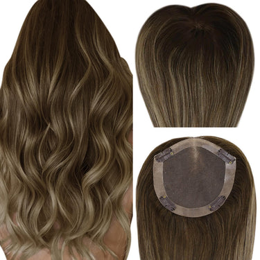 women hair topper remy hair