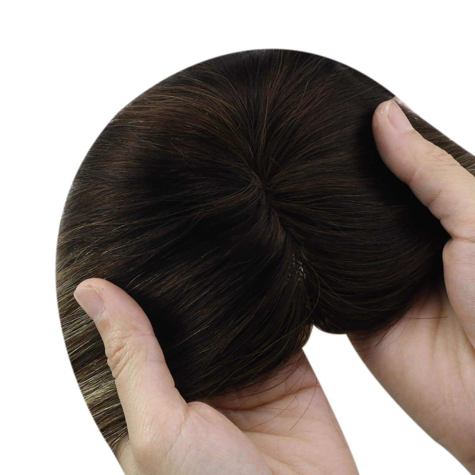 human hair toppers for women brown