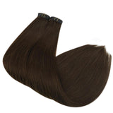 flat silk hair weft easy to apply