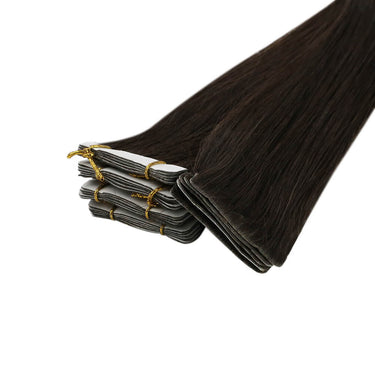 darkest brown virgin hair extensions