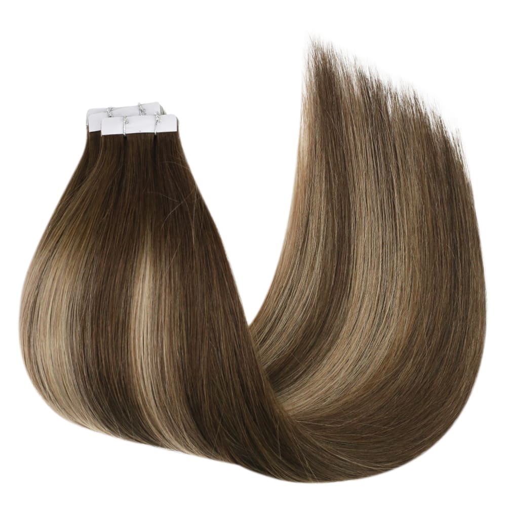 real hair tape in extensions