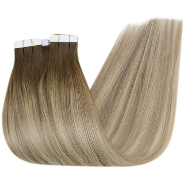 real human hair tape in extensions