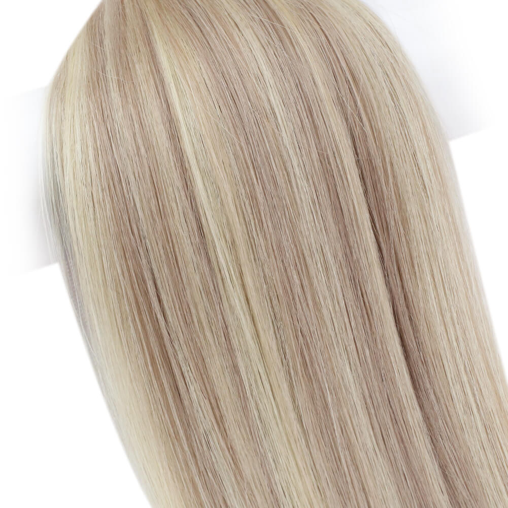 I tip hair extensions highlight color