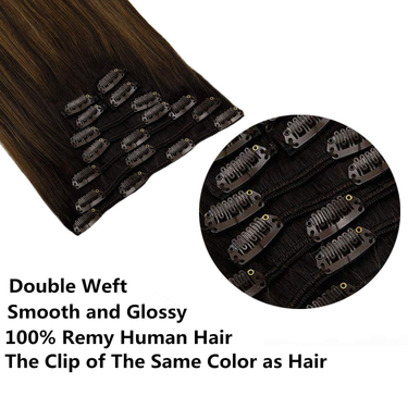 adhesive healthy remy clip in hair extensions