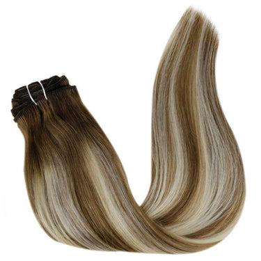 silk smooth clip in hair extensions human hair