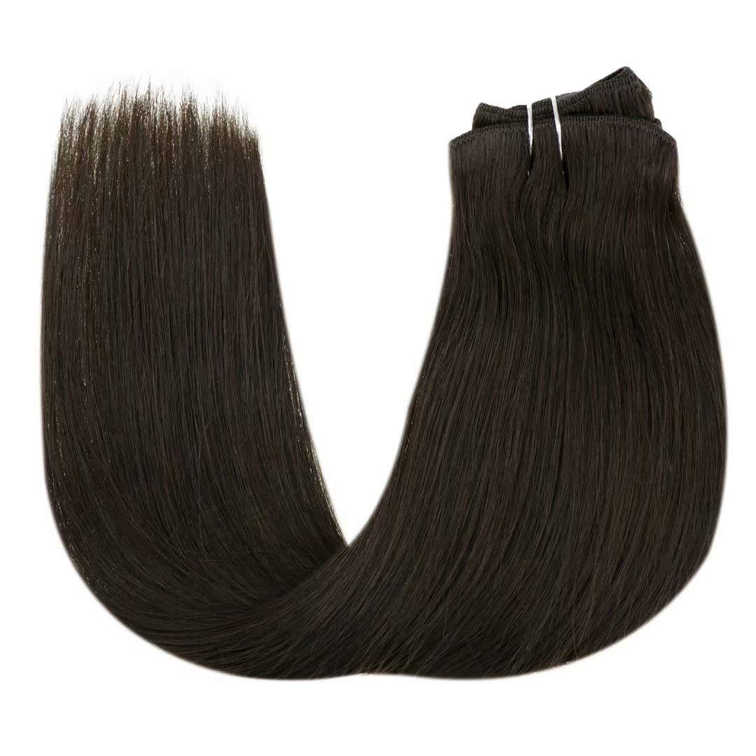 remy real human clip ins for women brown