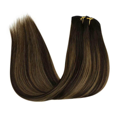 silk smooth natural hair clip ins