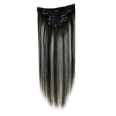 real hair clip in extensions straight