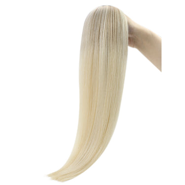 hand tied weft extensions virgin human hair