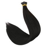 virgin keratin I tip human hair extensions