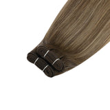 adhesive virgin full cuticle professional weft balayage brown