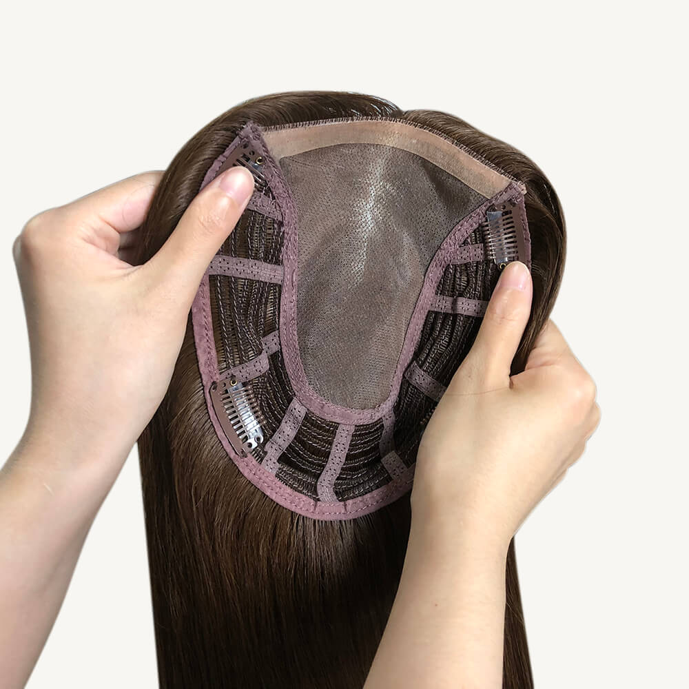 smooth adhesive remy professional hair topper