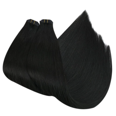 flat silk human hair bundles healthy