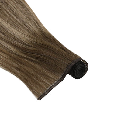 silk smooth flat silk weft