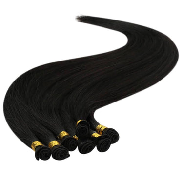 seamless virgin hand tied weft