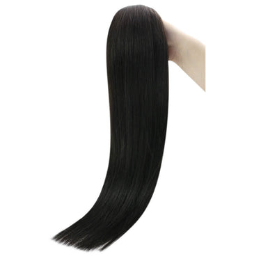 i tip human hair extensions black