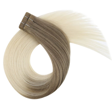 tape in hair extensions human hair balayage brown hair extensions