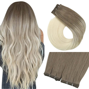 flat weft hair extensions human hair