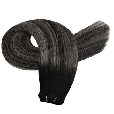 silk smooth flat silk weft