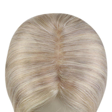 blonde hair topper for women