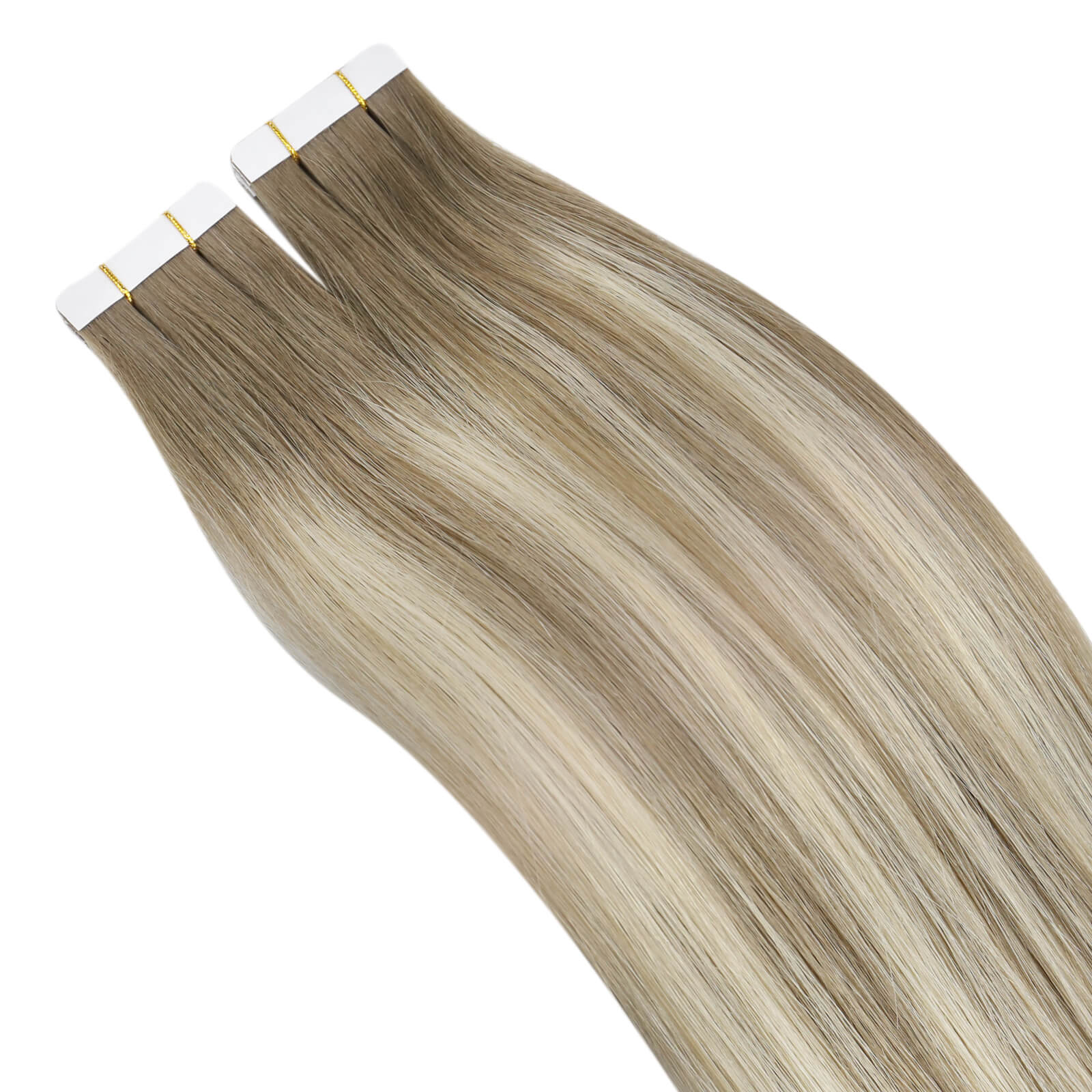 virgin tape in hair extensions balayage hair
