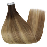 invisible seamless tape in hair extensions