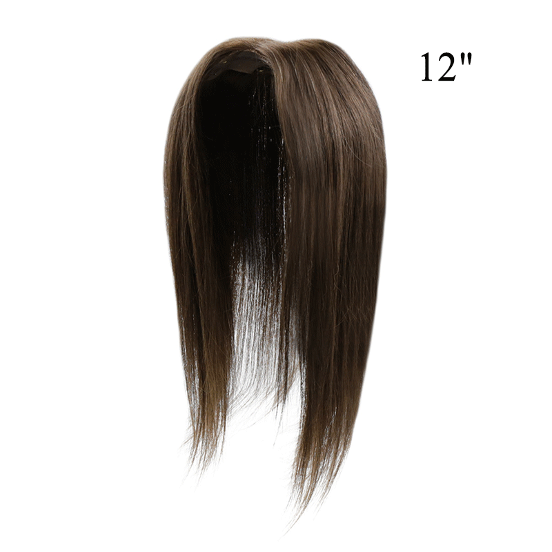 straight hair pieces for women darkest brown