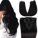 black clip in hair extensions